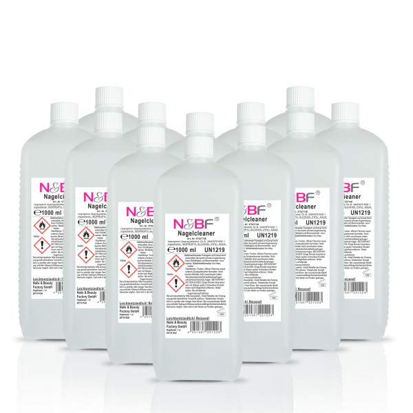 Nails & Beauty Factory Nagelcleaner Nail Cleaner 1000ml 12er Setting