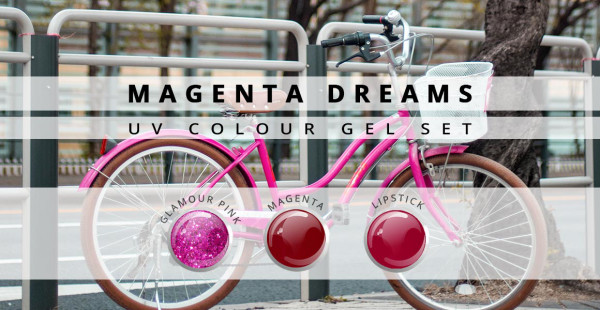 Nails & Beauty Factory Magenta Dreams Farbgel 3er Set