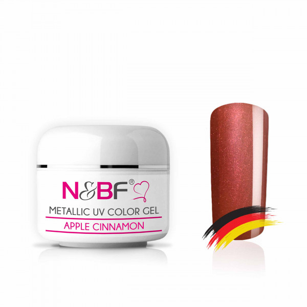 Nails & Beauty Factory Metallic UV Color Gel Apple Cinnamon Farbgel 5 ml