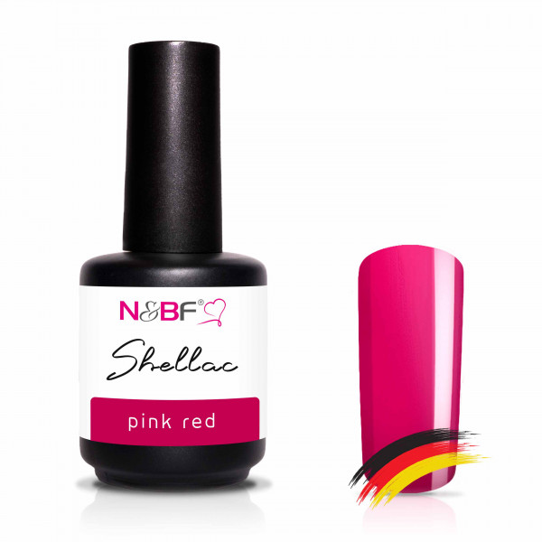 Nails & Beauty Factory Shellac Pink Red 12ml