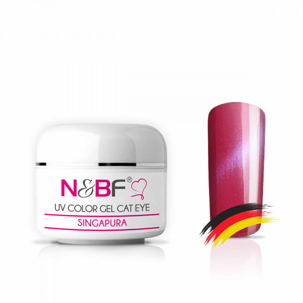 Nails & Beauty Factory UV Color Gel Cat Eye Singapura Farbgel 5 ml
