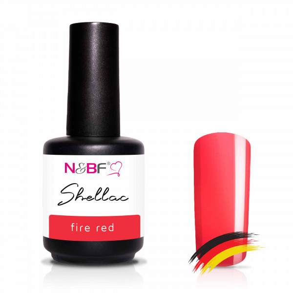 Nails & Beauty Factory Shellac Fire Red 12 ml