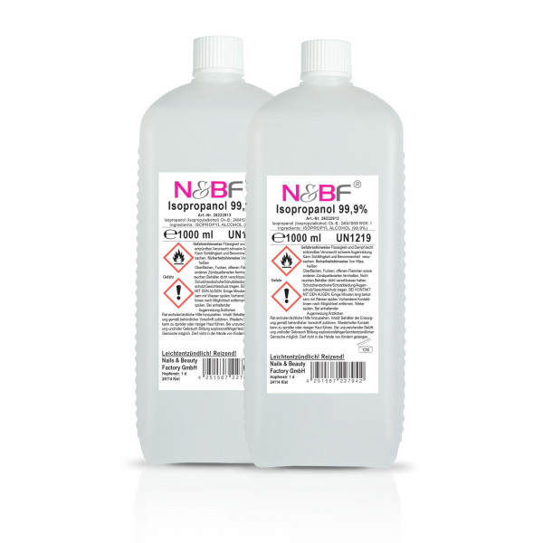 Nails & Beauty Factory Nagelcleaner 99,9% 2L Isopropanol Alkoholanteil kosmetisch rein