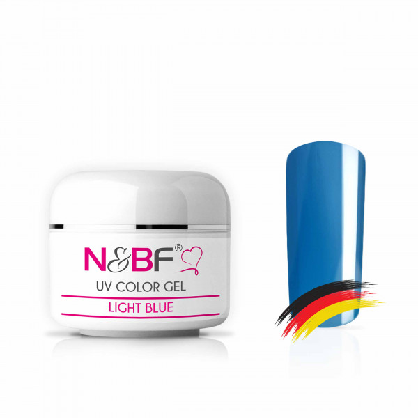 Nails & Beauty Factory UV Color Gel Light Blue Farbgel 5 ml