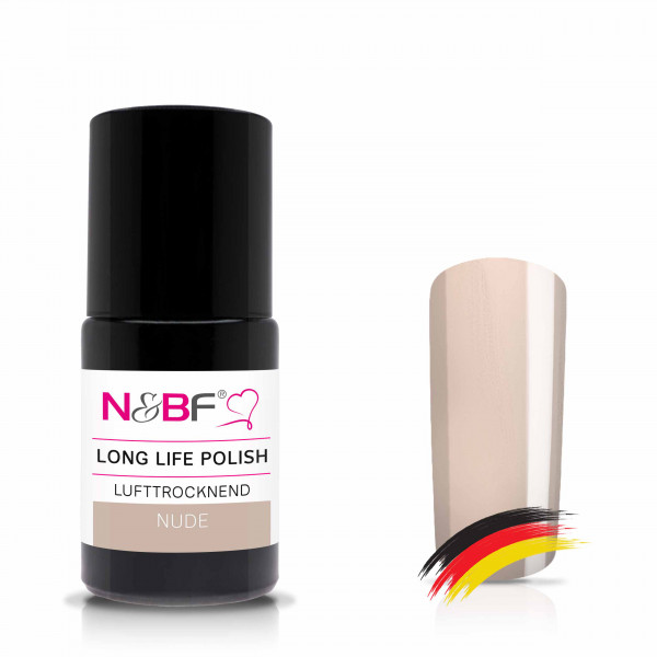 Nails & Beauty Factory Long Life Nagellack Nude 15ml