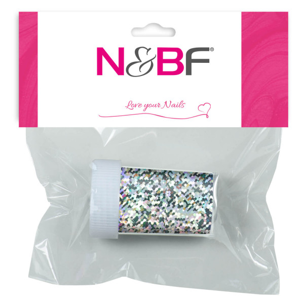 Nails-and-Beauty-Factory-Nailart-Transfer-Nagelfolie-Nailfoil-Glimmer-Silver