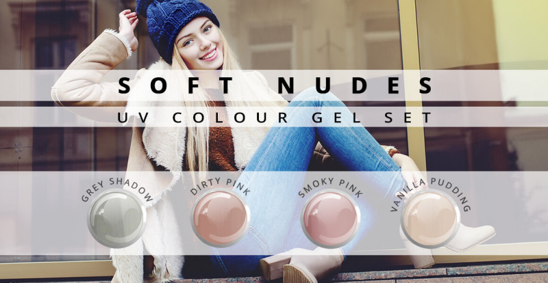 Nails & Beauty Softe Nudes Farbgel Set