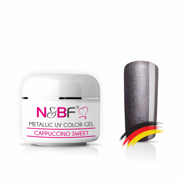 Nails & Beauty Factory Metallic UV Colorgel Cappuccino Sweet Farbgel 5 ml
