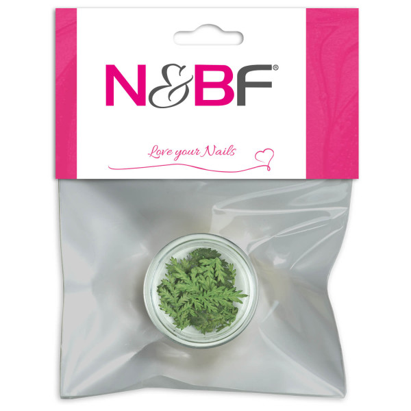 Nails-and-Beauty-Factory-Nailart-Trockenblume-Flower-Fir-Green