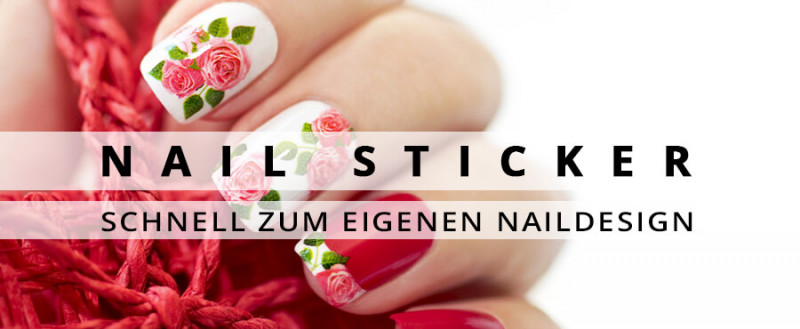 Blumen Nail Sticker für Nageldesign