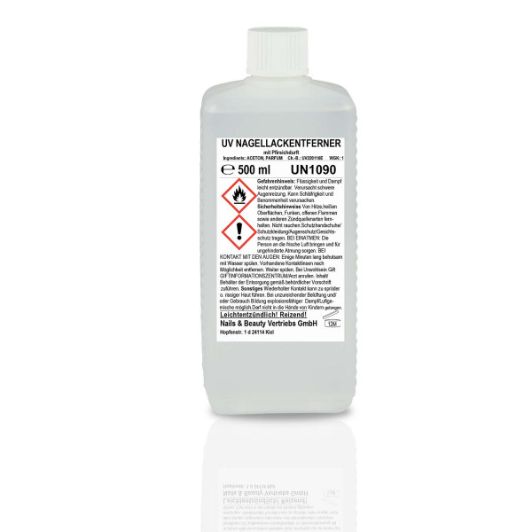Nails Factory UV Nagellackentferner mit Pfirsichduft 500ml