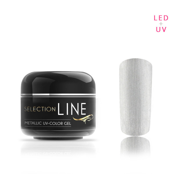 Nails Factory Selection Line Metallic Farbgel Light Silver 5ml