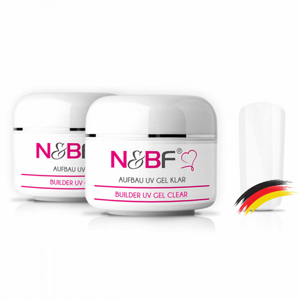 Nails & Beauty Factory Aufbau UV Gel Klar 60 ml