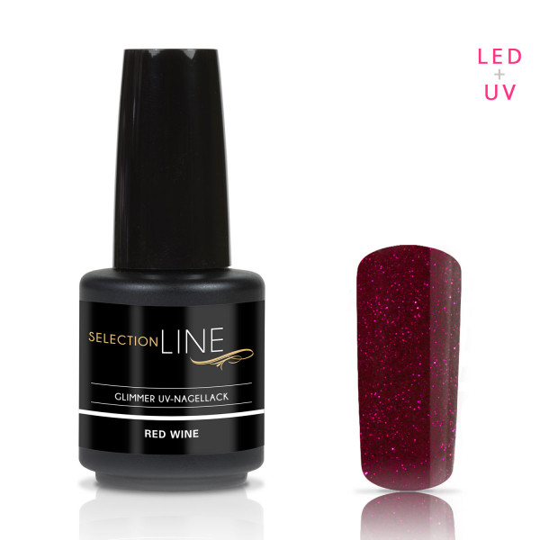 Nails & Beauty Factory Selection Line Glimmer UV Nagellack Red Wine 15ml