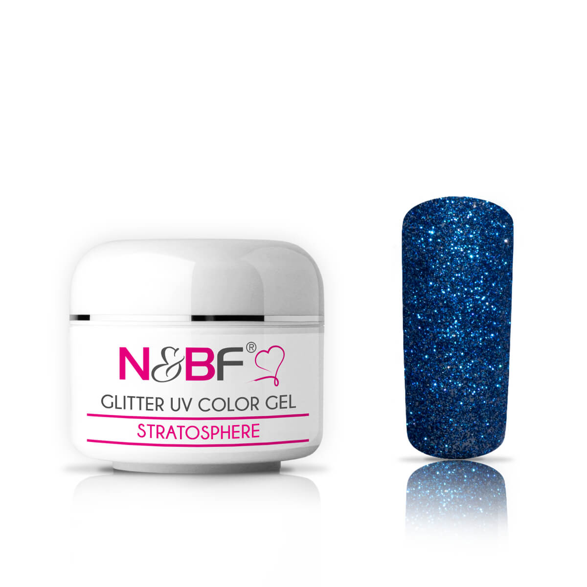 UV Glitzer Farbgel 5ml versch. Farben | Glitter Effekt Color Gel Sparkling Nails - Bild 46 von 51