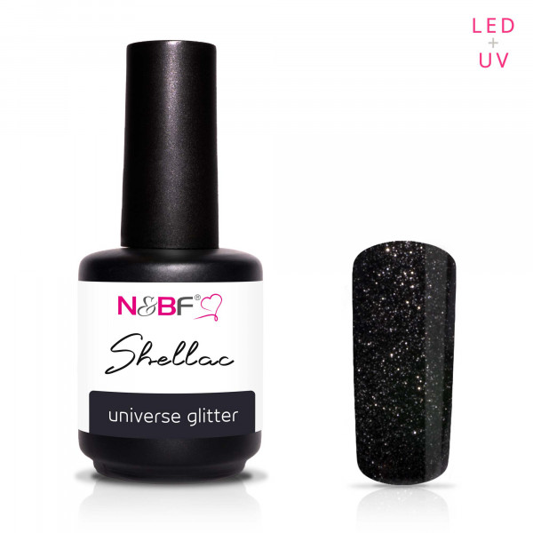 Nails & Beauty Factory Shellac Universe Glitter 12ml