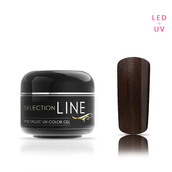 Nails Factory Selection Line Metallic Farbgel Choco Brown 5ml