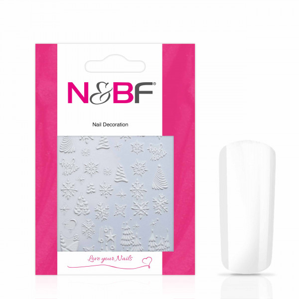Nails & Beauty Factory Nagelsticker White Christmas