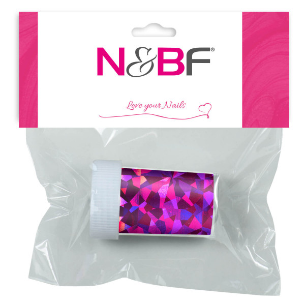 Nails-and-Beauty-Factory-Nailart-Transfer-Nagelfolie-Nailfoil-Hologram-Pink