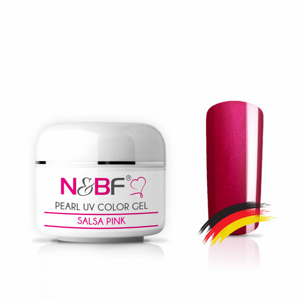 Nails & Beauty Factory Pearl UV Color Gel Salsa Pink Farbgel 5 ml