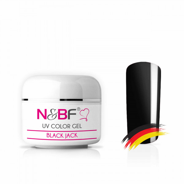 Nails & Beauty Factory UV Color Gel Black Jack Farbgel 5 ml
