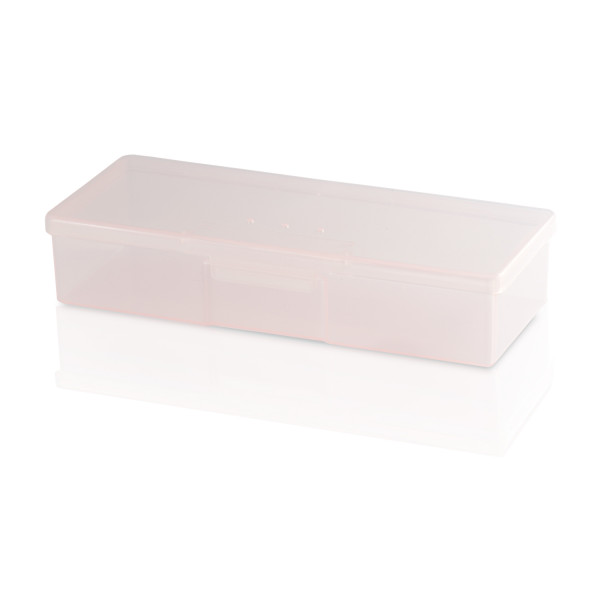Nail Art Aufbewahrungs Box rosa transparent