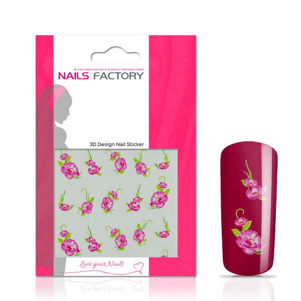 Nails Factory Nailart Nail Tattoo Pink Rose