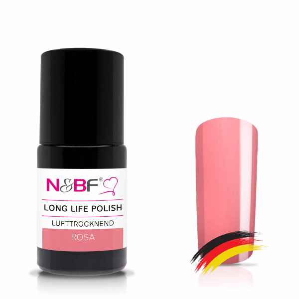 Nails & Beauty Factory Long Life Nagellack Rosa 15ml