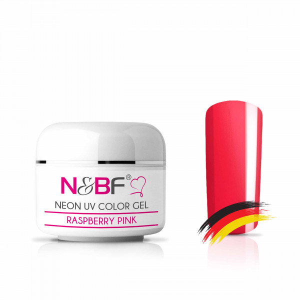 Nails & Beauty Factory Neon UV Color Gel Raspberry Pink Farbgel 5 ml