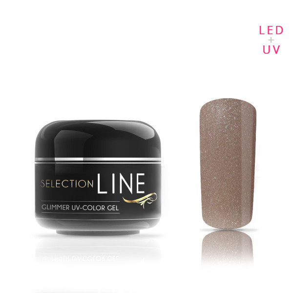 Nails Factory Selection Line Glimmer Farbgel Light Brown