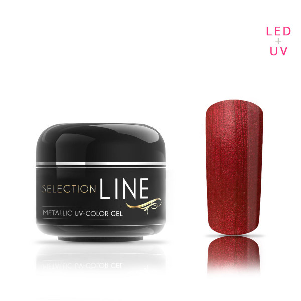 Nails Factory Selection Line Metallic Farbgel Red Melody 5ml