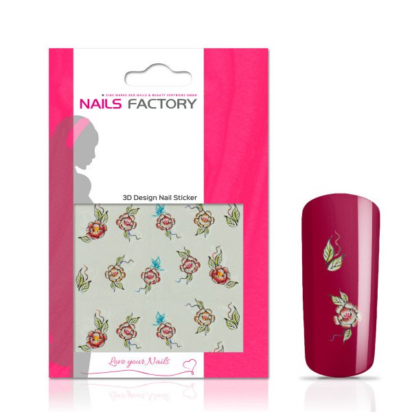 Nails Factory Nailart Nail Tattoo Red Rose