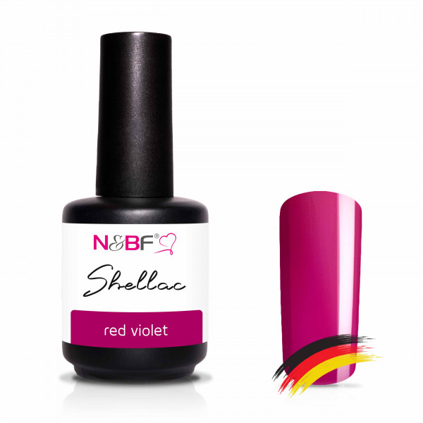 Nails & Beauty Factory Shellac Red Violet 12 ml
