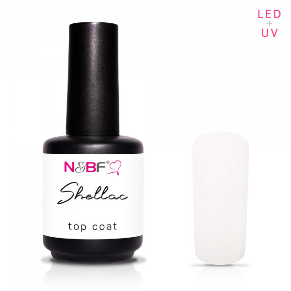 Nails & Beauty Factory Shellac Top Coat 12ml