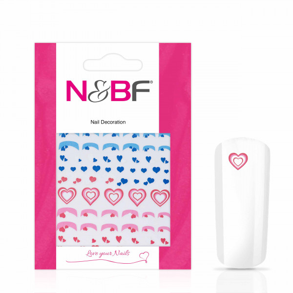 Nails & Beauty Factory Nagelsticker Big Sweet Hearts