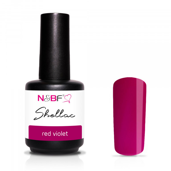 Nails & Beauty Factory Shellac Red Violet 12ml