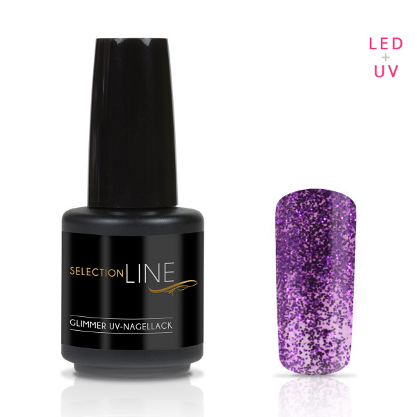 Nails & Beauty Factory Selection Line Glimmer UV Nagellack Light Purple 15ml