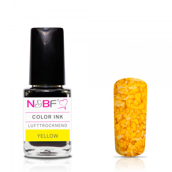 Nails & Beauty Factory Color Ink Yellow 12ml