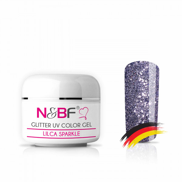 Nails & Beauty Factory UV Colorgel Lilac Sparkle Farbgel 5 ml