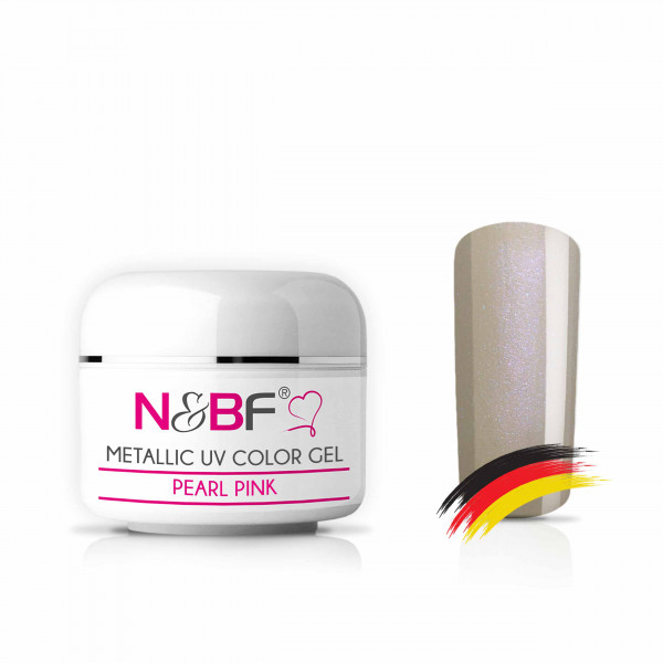 Nails & Beauty Factory Metallic UV Colorgel Pearl Pink Farbgel 5 ml