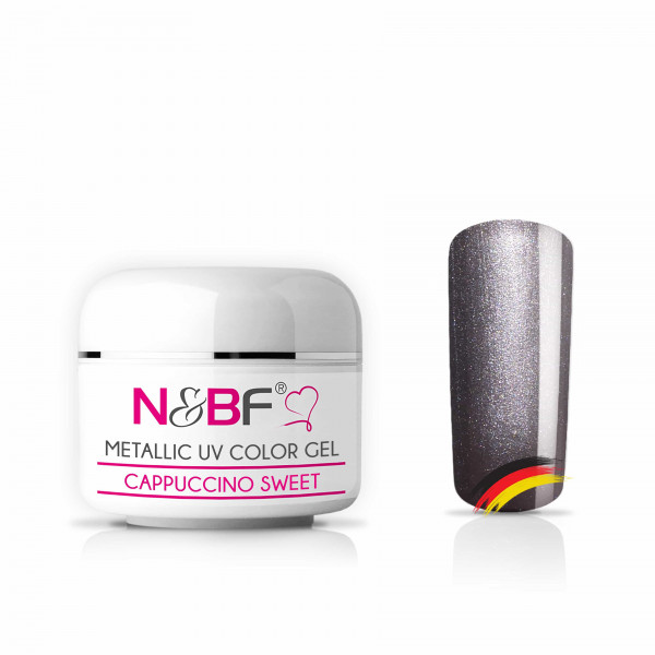 Nails & Beauty Factory Metallic UV Colorgel Cappuccino Sweet Farbgel 5 ml