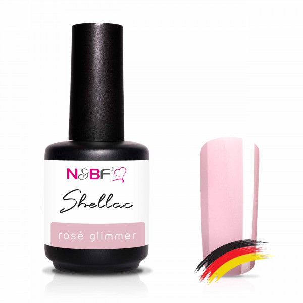 Nails & Beauty Factory Shellac Rosé Glimmer 12ml