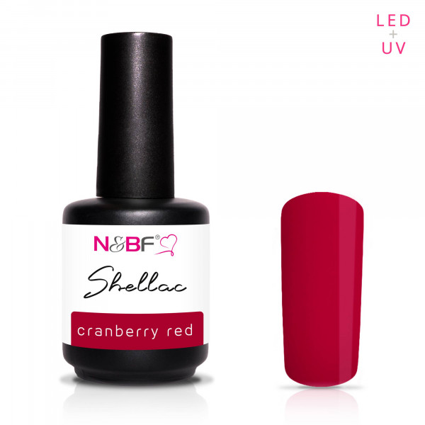Nails & Beauty Factory Shellac Cranberry Red 12ml