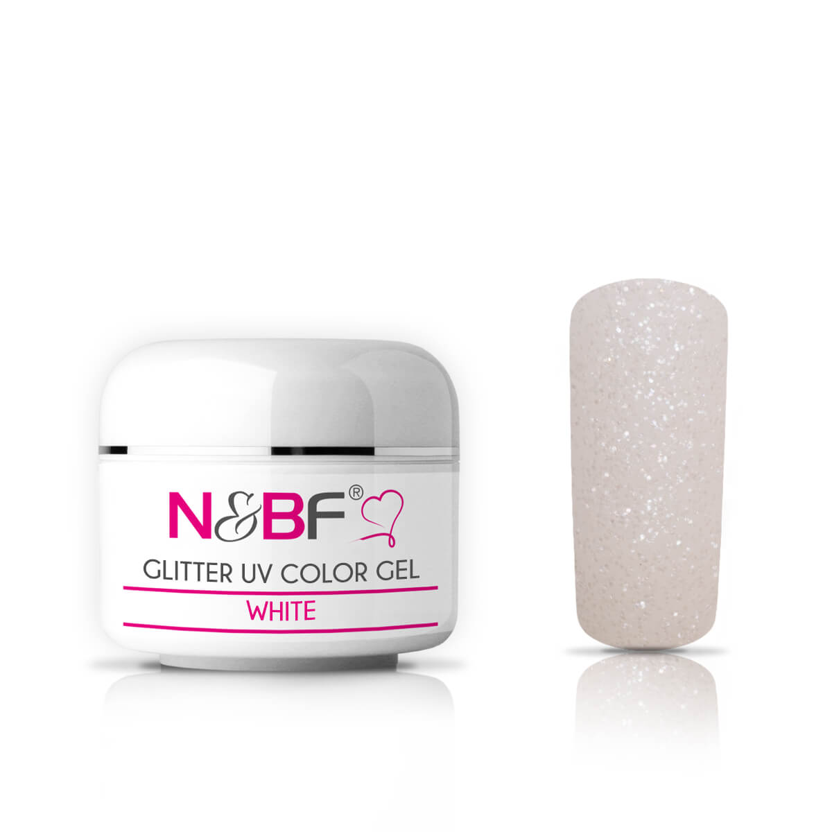 UV Glitzer Farbgel 5ml versch. Farben | Glitter Effekt Color Gel Sparkling Nails - Bild 50 von 51