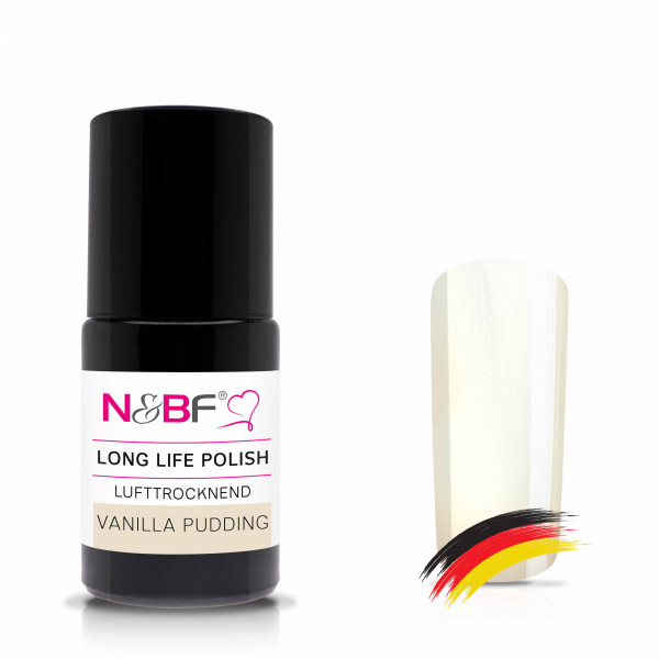 Nails & Beauty Factory Long Life Nagellack Vanilla Pudding 15ml