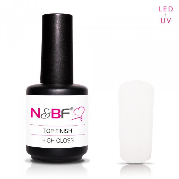 Nails & Beauty Factory Top Finish High Gloss 15ml