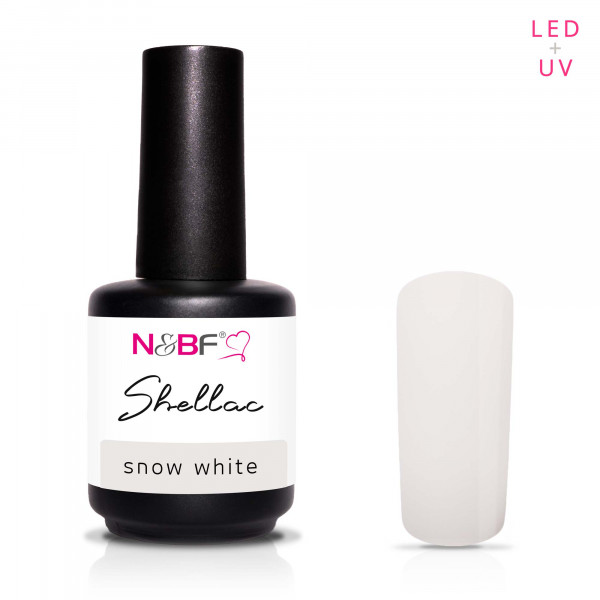 Nails & Beauty Factory Shellac Snow White 12ml