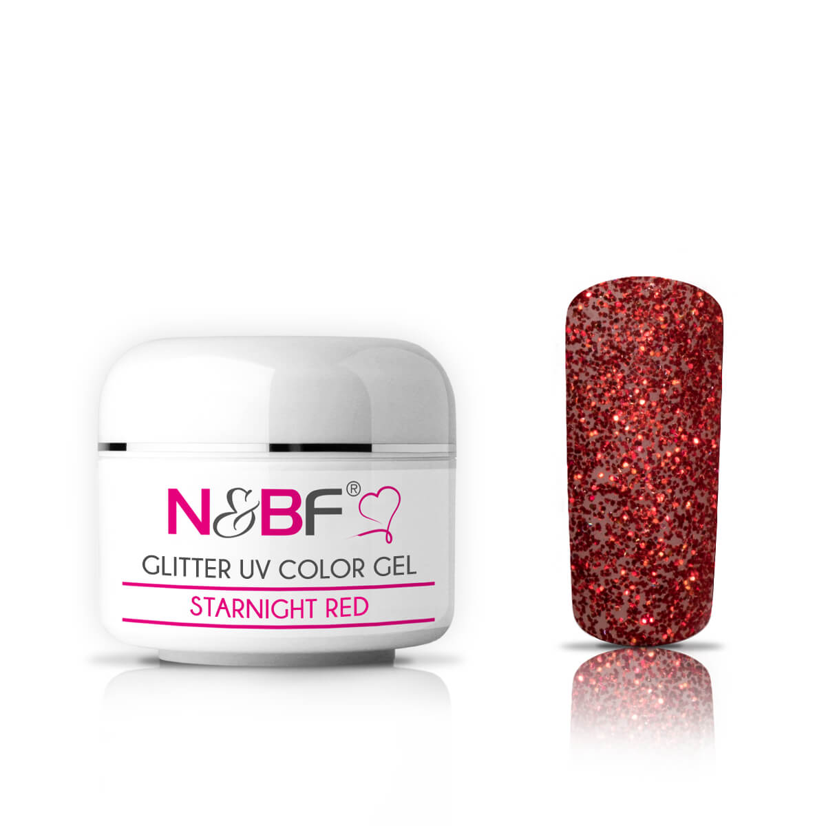 UV Glitzer Farbgel 5ml versch. Farben | Glitter Effekt Color Gel Sparkling Nails - Bild 44 von 51