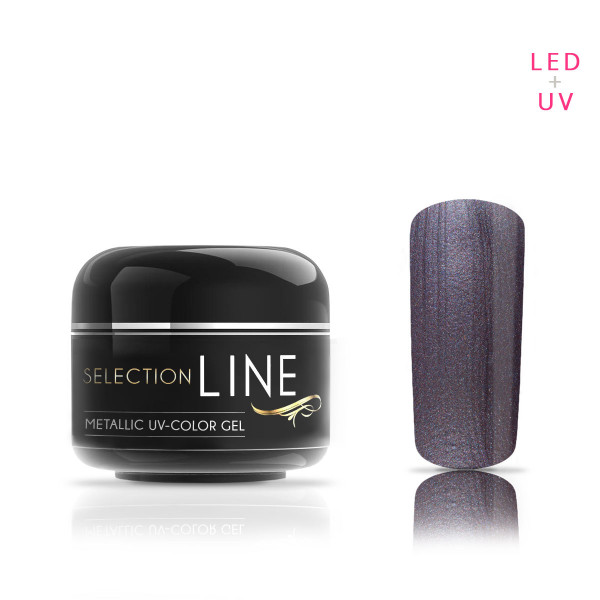 Nails Factory Selection Line Metallic Farbgel Aubergine 5ml