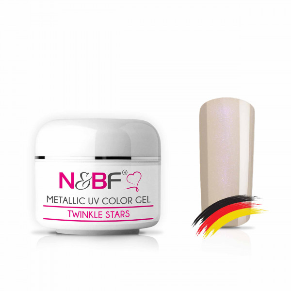 Nails & Beauty Factory Metallic UV Colorgel Twinkle Stars Farbgel 5 ml